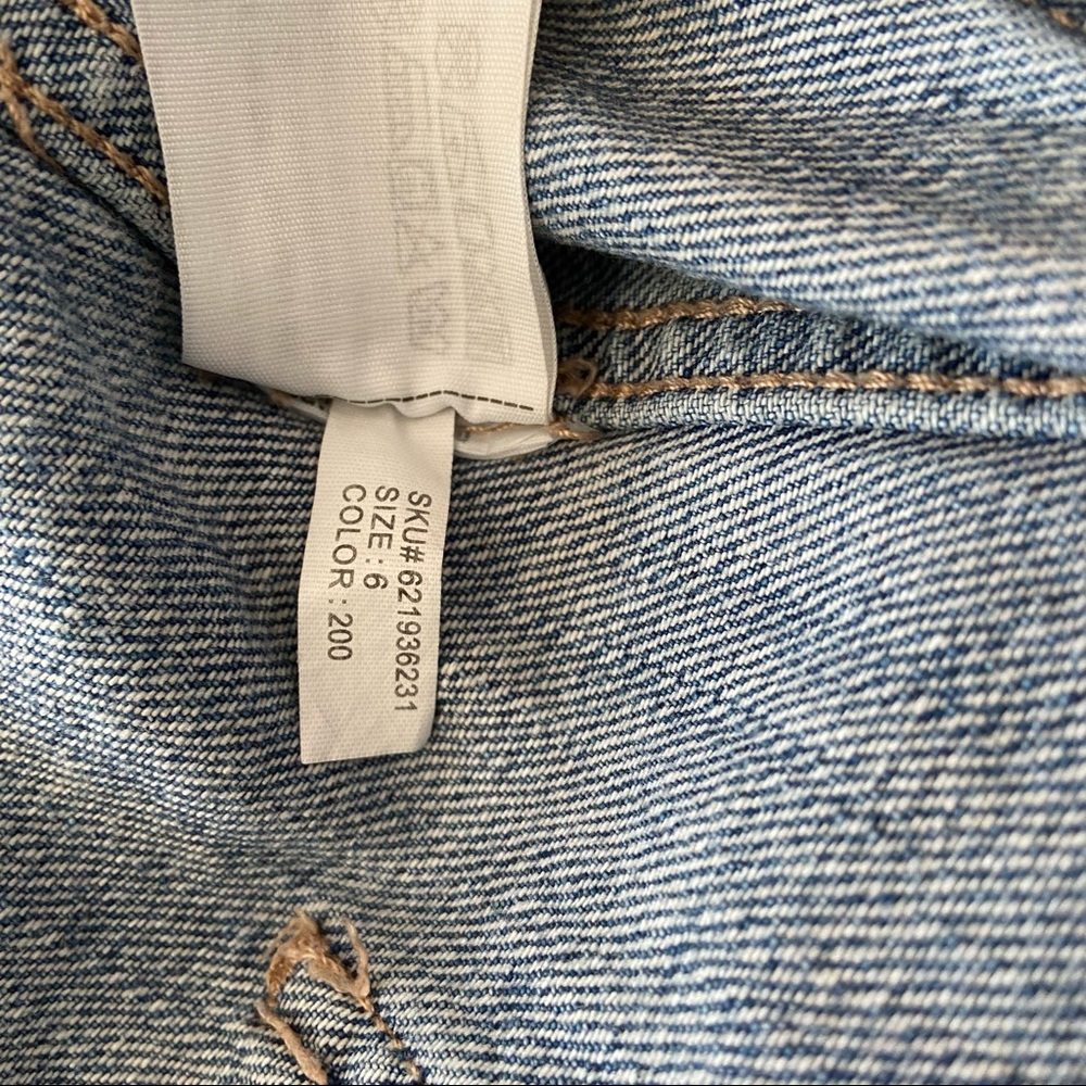 Abercrombie & Fitch jean mini denim skirt - size 6 - Picture 5 of 6